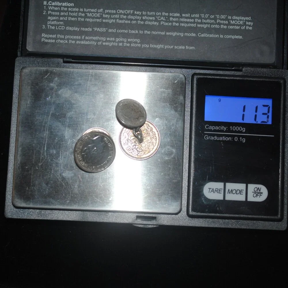 Vintage 1941 Dutch Silver Coin Cufflinks